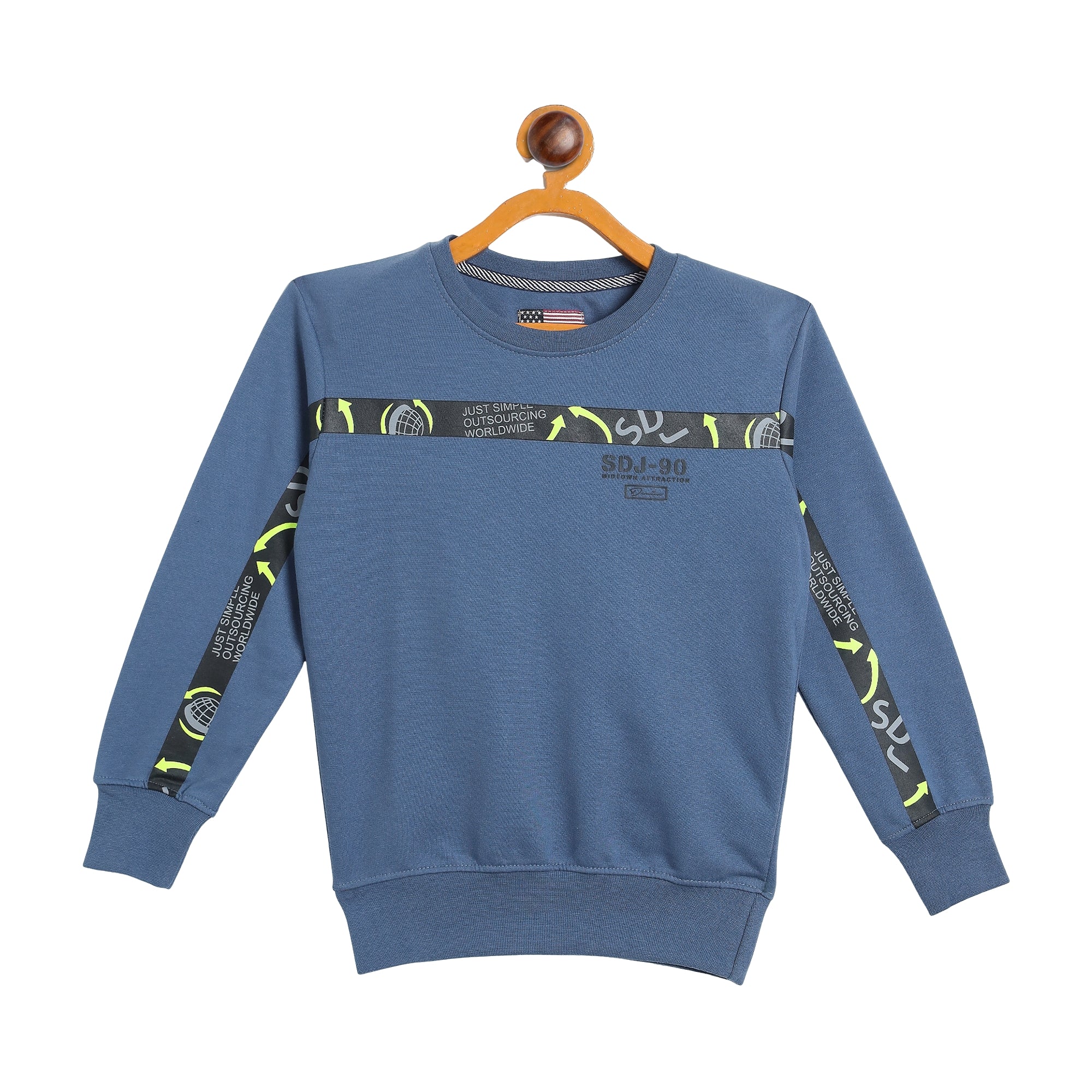 Duke Urban Boys Full Sleeve Round Neck Printed Sweatshirt (LF304N)