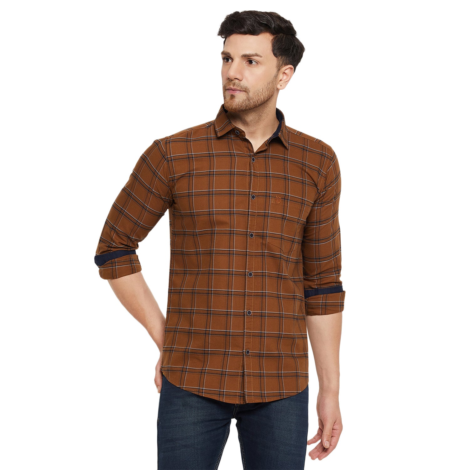Duke Urban Men Full Sleeve Cotton Shirt (SDO5CKON)