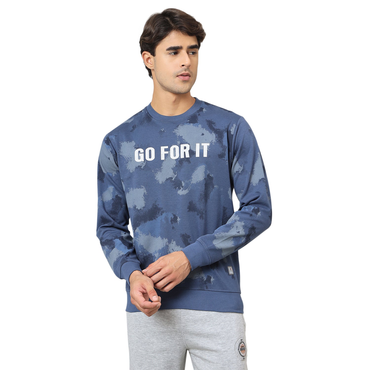Duke Urban Men Full Sleeve Round Neck Sweatshirt (LF6389)