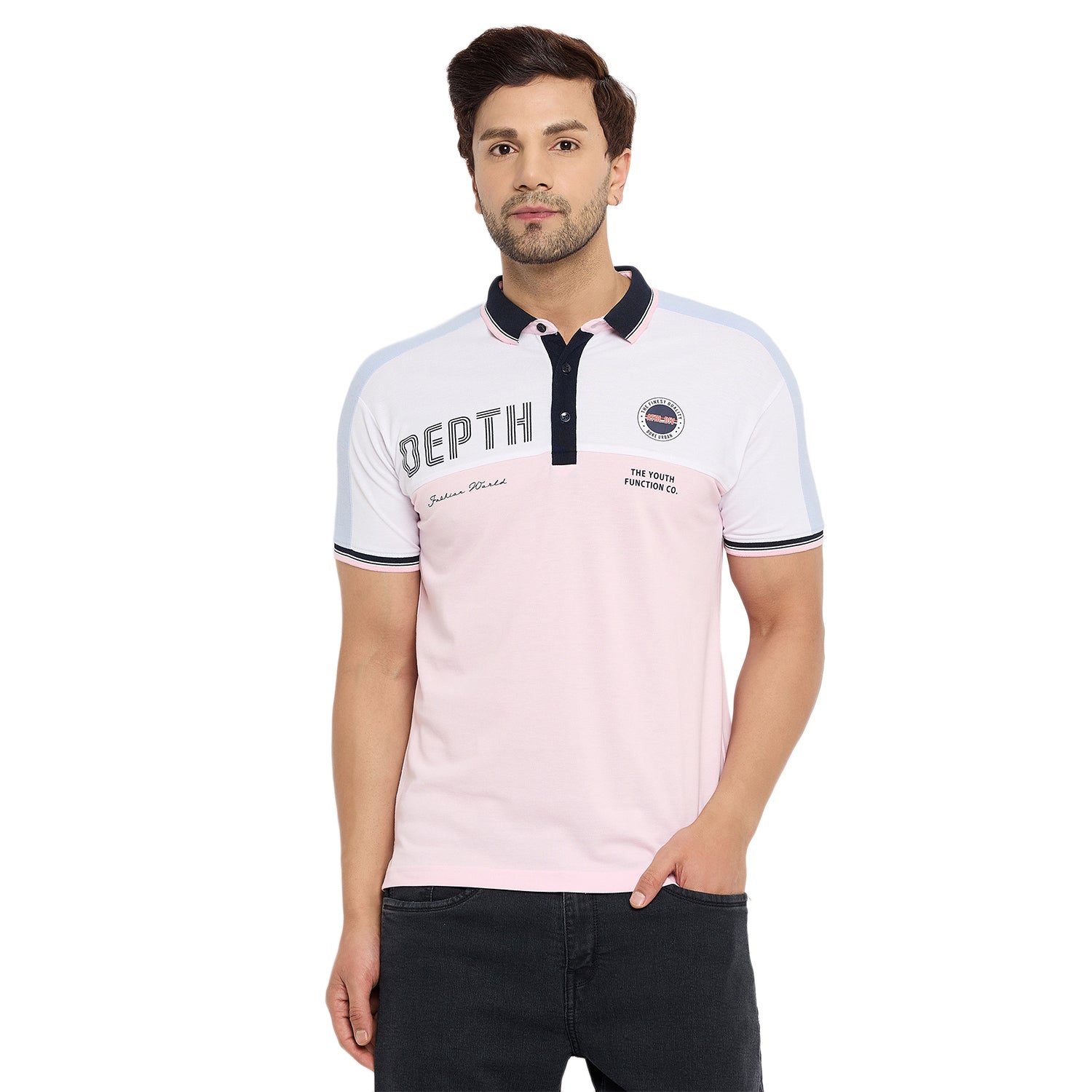 Duke Urban Men Half Sleeve Cotton T-shirt (LF7190)
