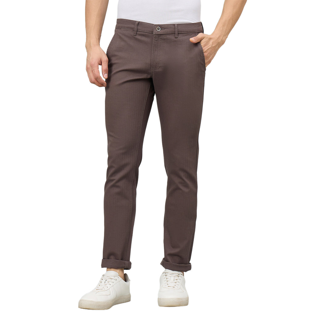 Duke Men Flatfront Narrow fit Casual Chinos Trouser (SDT4704)