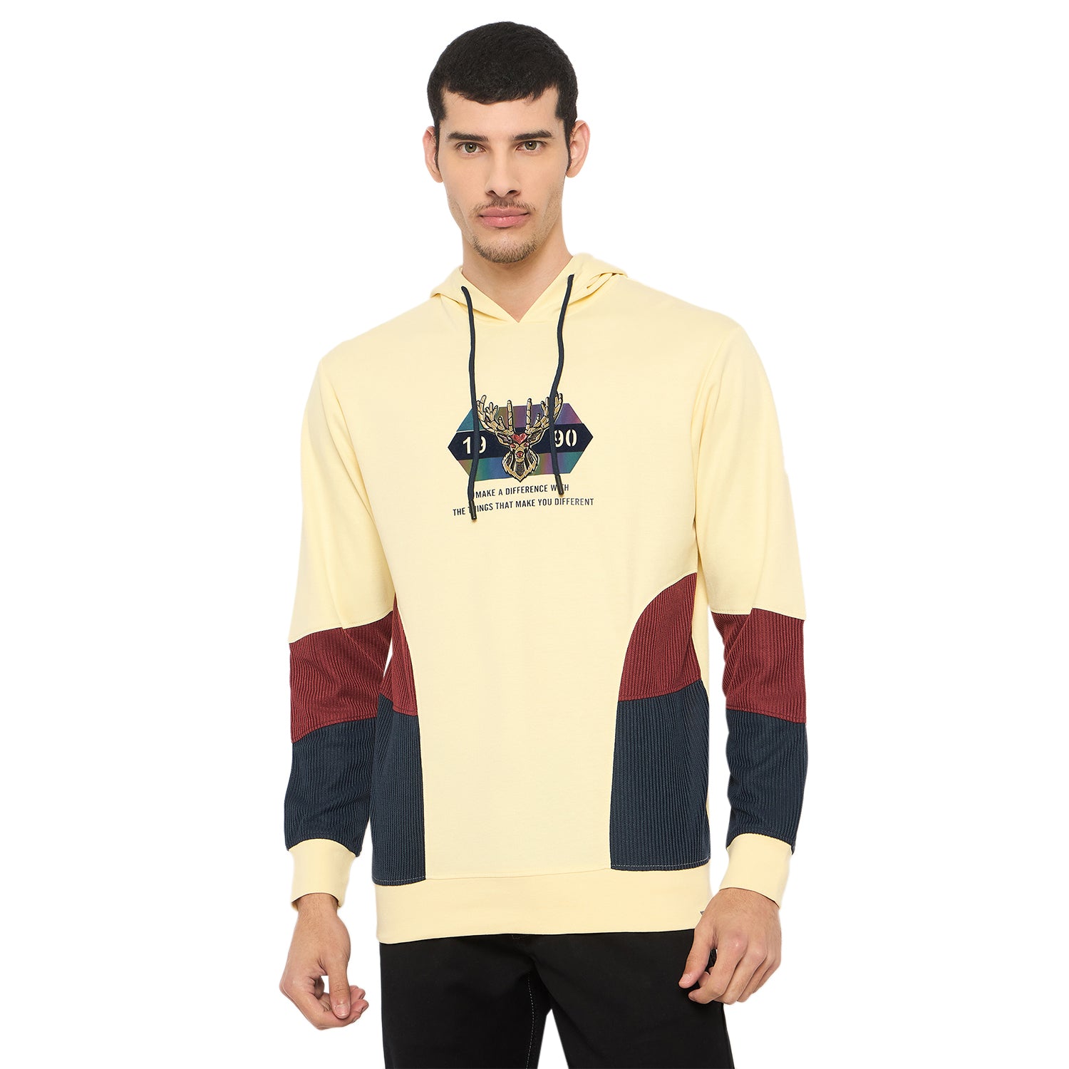 Duke Urban Men Full Sleeve Hooded Sweatshirt (LF6386)
