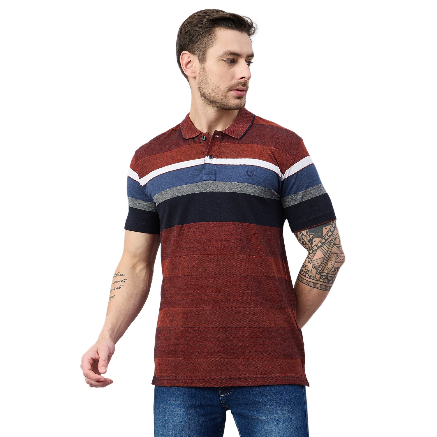 Duke Urban Men Half Sleeve Cotton Polo Tshirt (ON1427)