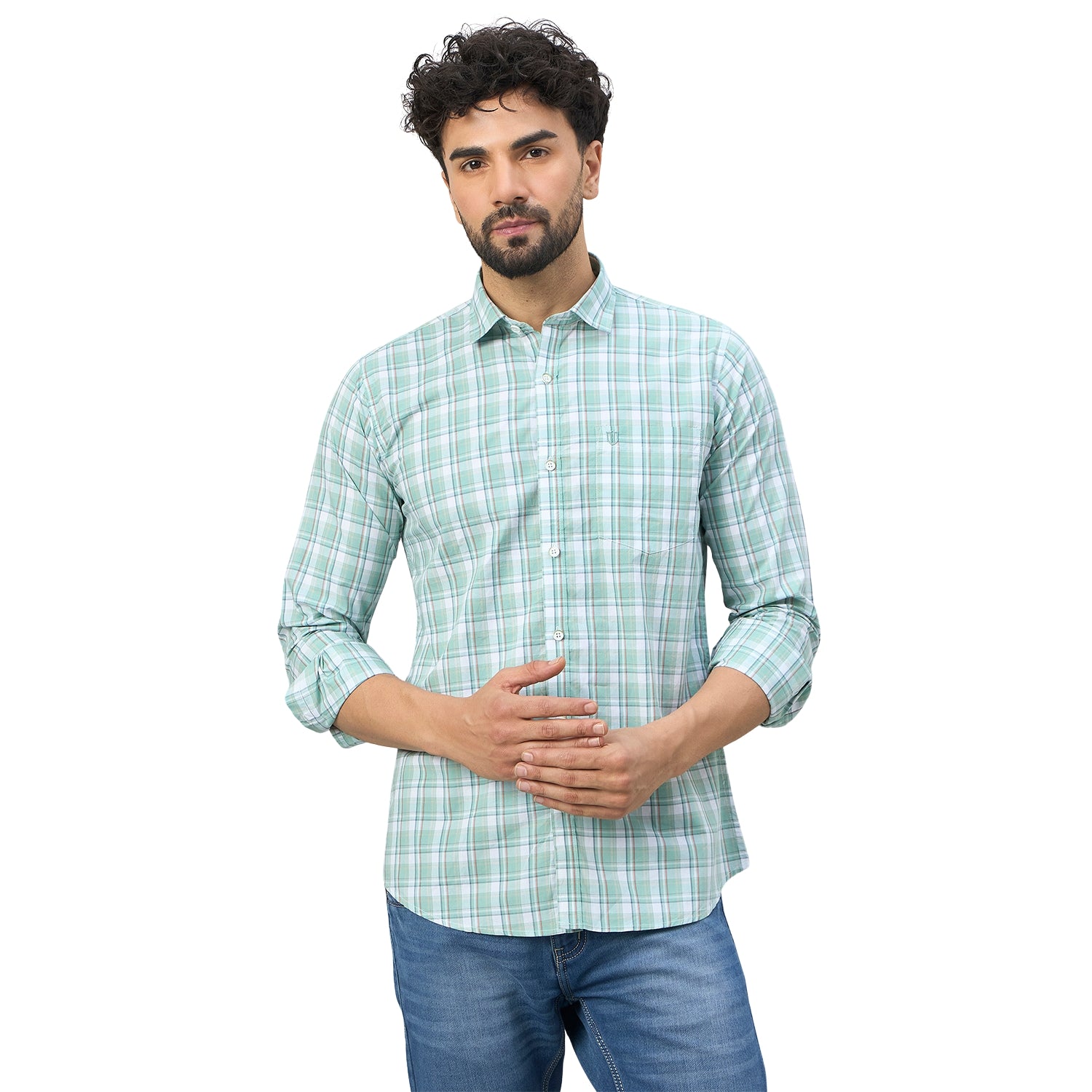 Duke Urban Men Shortstyle Checkered Shirt (SDO9CKT)
