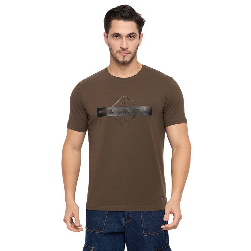 Duke Urban Men Half Sleeve Cotton T-shirt (LF7296)