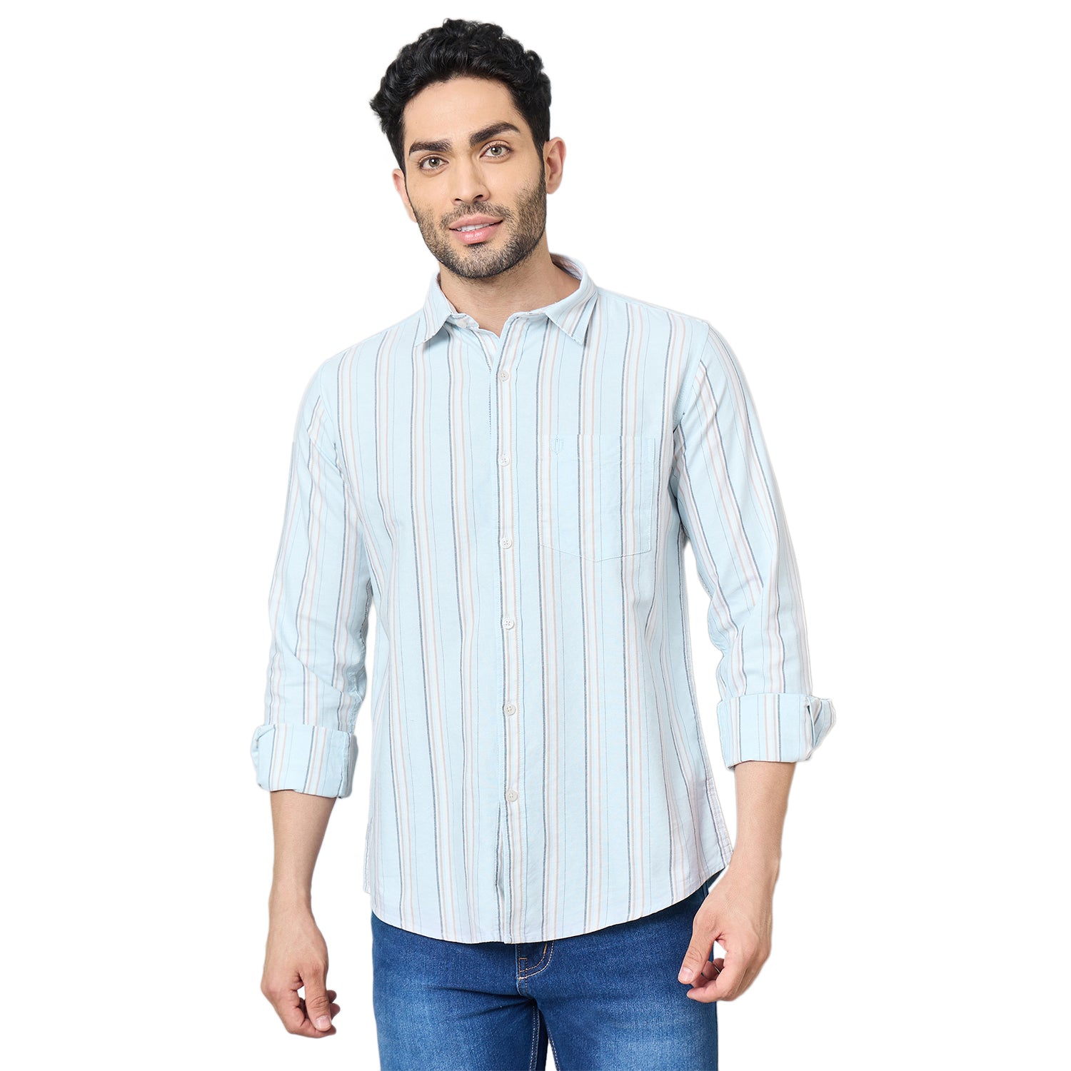 Duke Urban Men Full Sleeve Cotton Shirt (SDO7STF)
