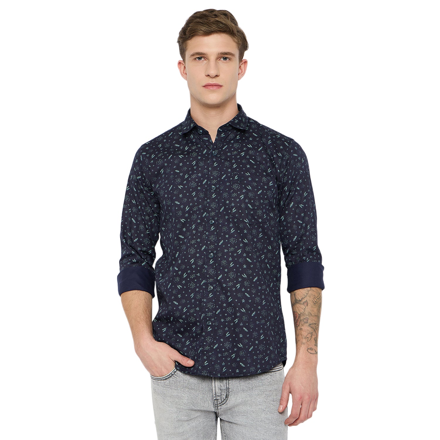 Duke Urban Men Full Sleeve Cotton Shirt (SDO9150)