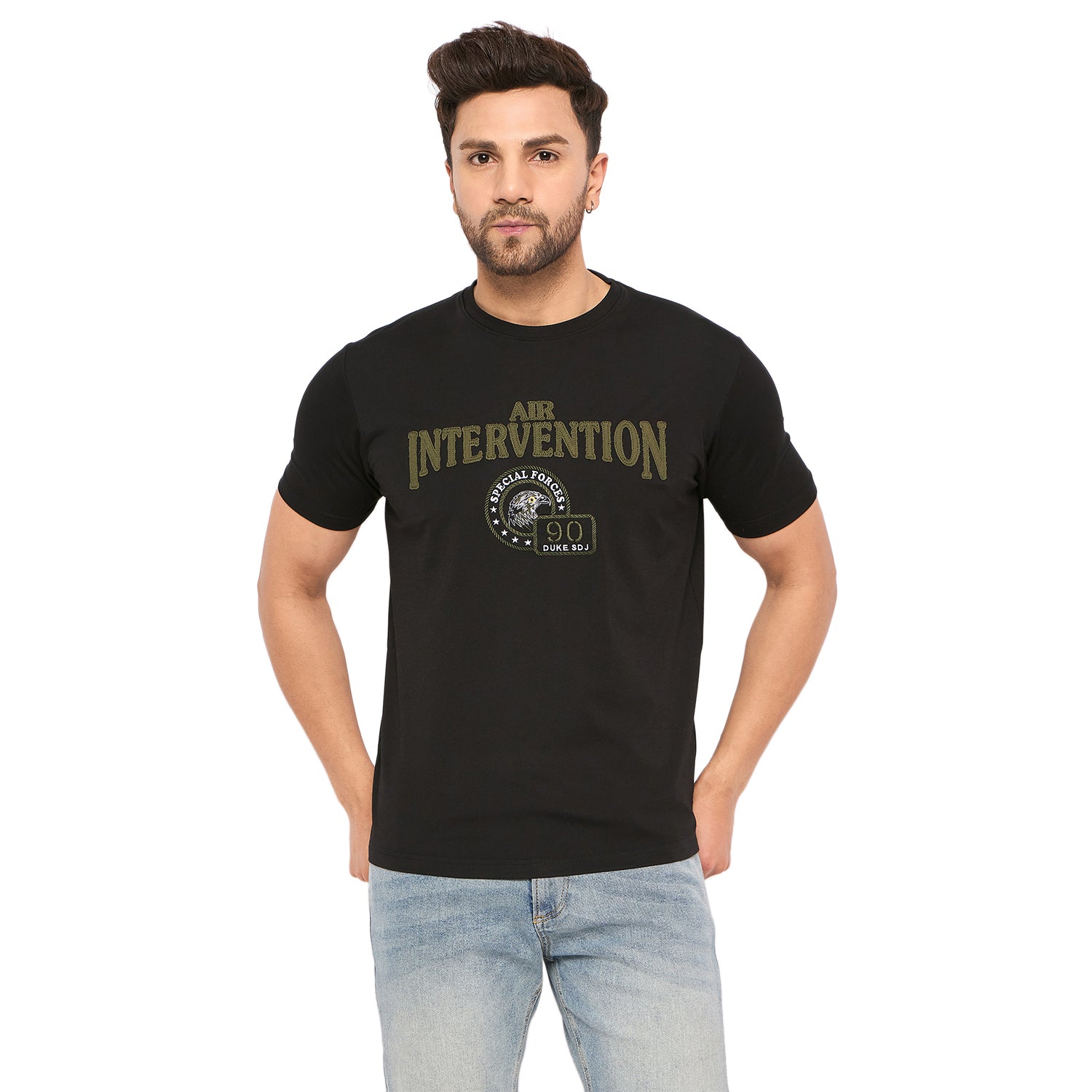 Duke Urban Men Half Sleeve Cotton T-shirt (LF7142)