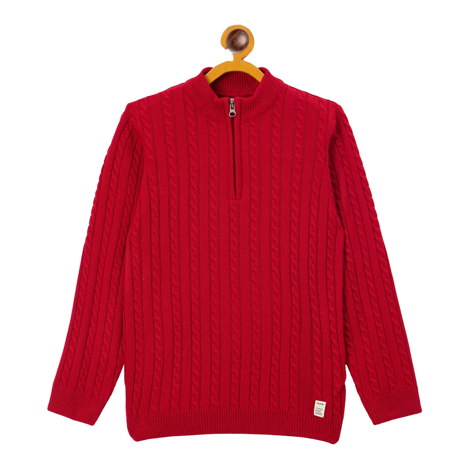 Duke Urban Boys Half Zip Full Sleeve Regular Sweater (S3621)