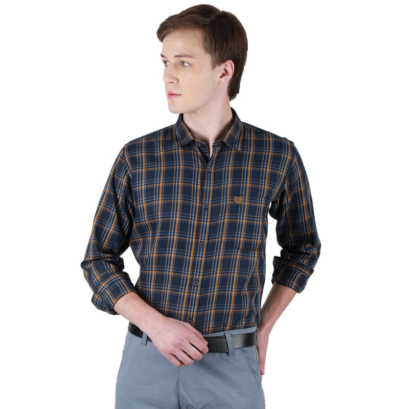 Duke Stardust Men Full Sleeve Cotton Shirt (SDO6CKIA)