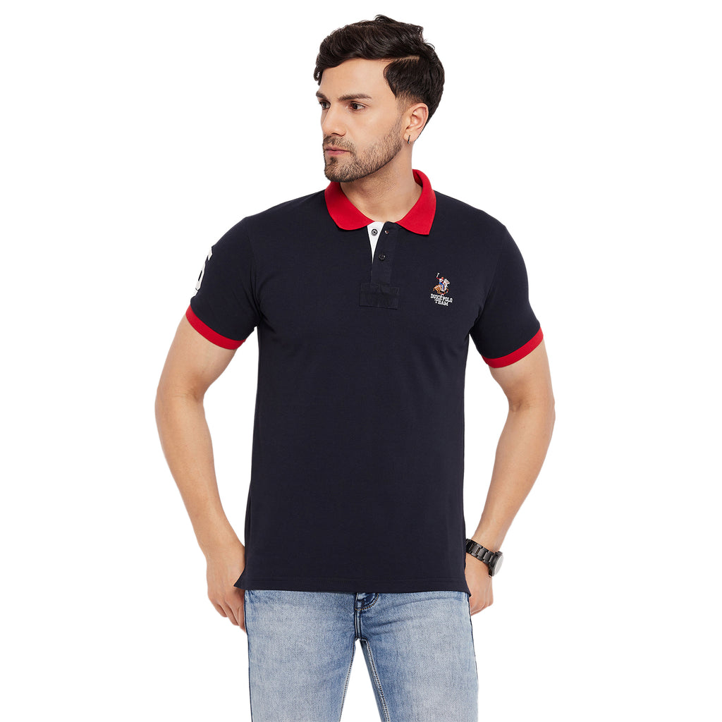 Duke Stardust Men Half Sleeve Polo Neck Cotton T-shirt (1152)