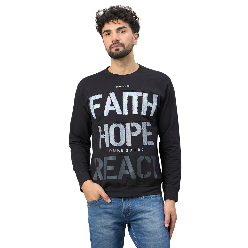 Duke Urban Men Round Neck Regular Sweatshirt (LF3948S)