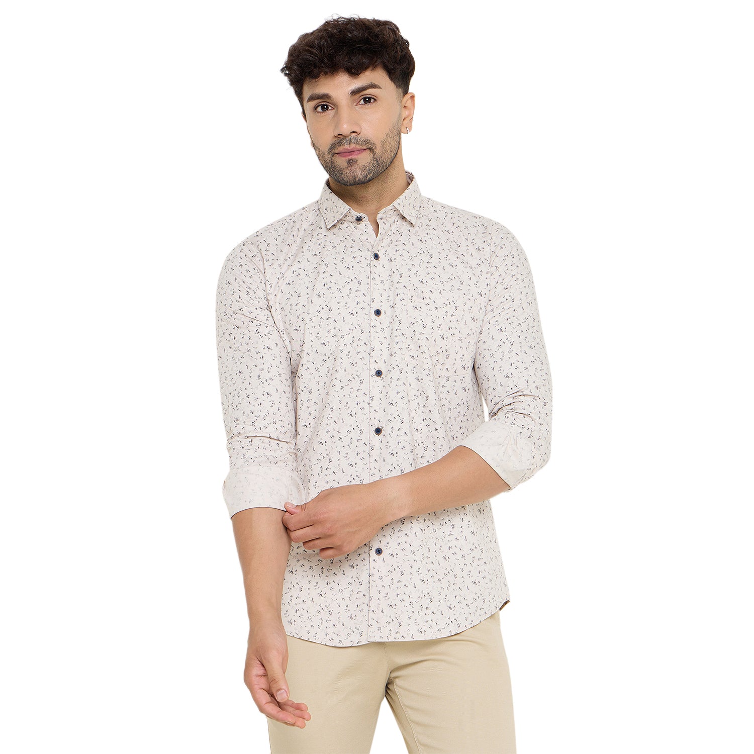 Duke Urban Men Full Sleeve Cotton Shirt (SDO5PRTG)