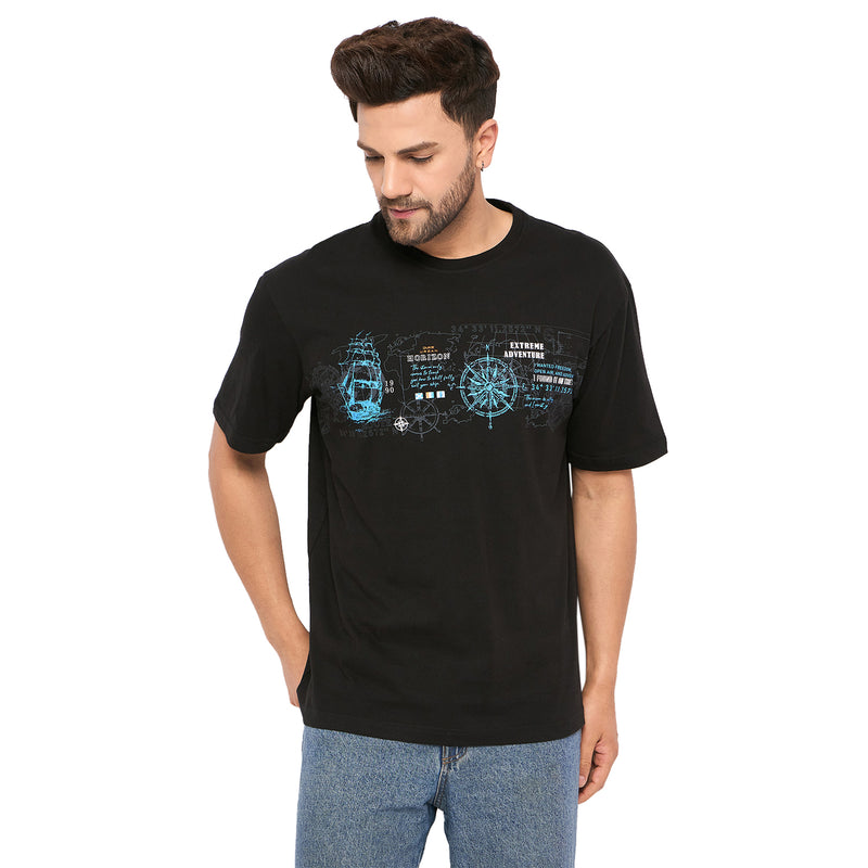 Duke Urban Men Half Sleeve Cotton T-shirt (LF7237S)