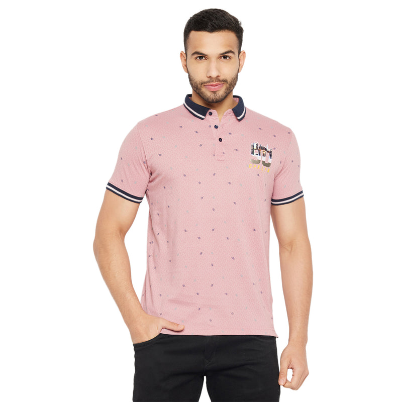 Duke Urban Men Half Sleeve Polo Neck Cotton T-shirt (LF5871)