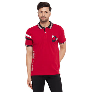 Duke Stardust Men Polo Neck Half Sleeve Cotton T-shirt (LF5892)