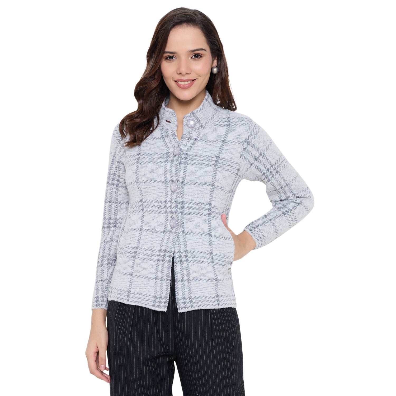 Duke Urban Women Full Sleeve Front Open Cardigan (SDS1343)