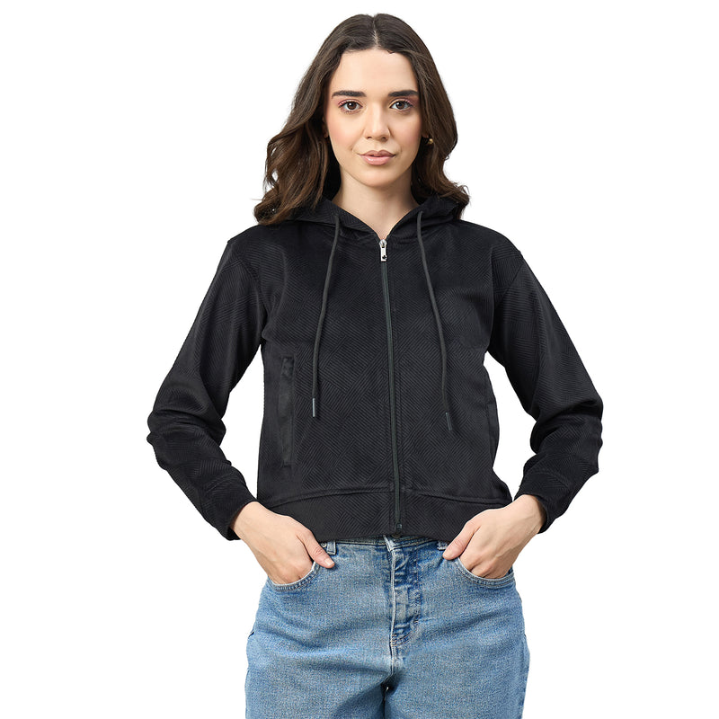 Duke Urban Women Full Sleeve Hooded Sweatshirt (LFX1007)