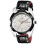 Duke  Analogue Men Black Watch with Leather Material Strap White Dial (DK004RM01S)