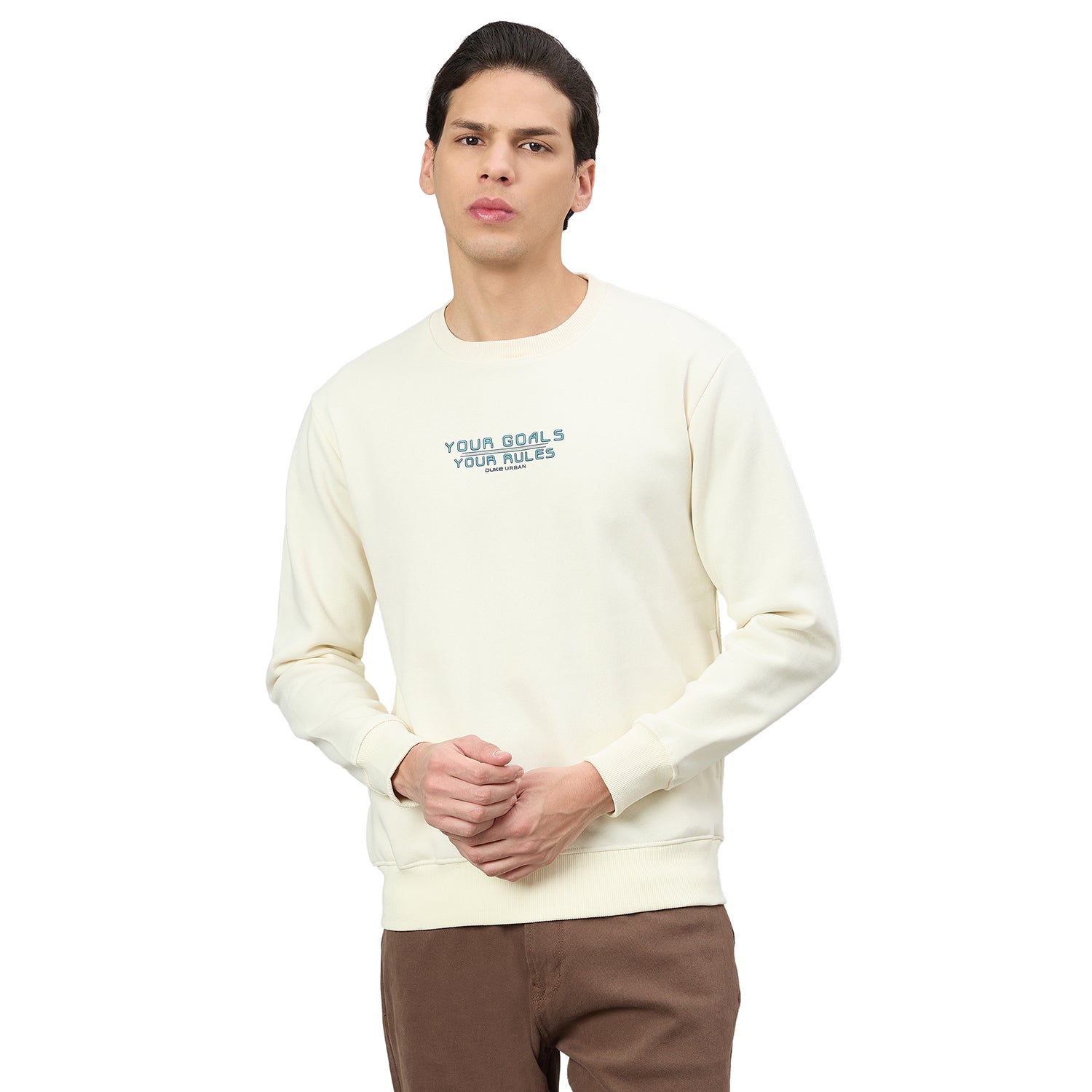 Duke Urban Men Round Neck Full Sleeve Regular Sweatshirt (LF6551)