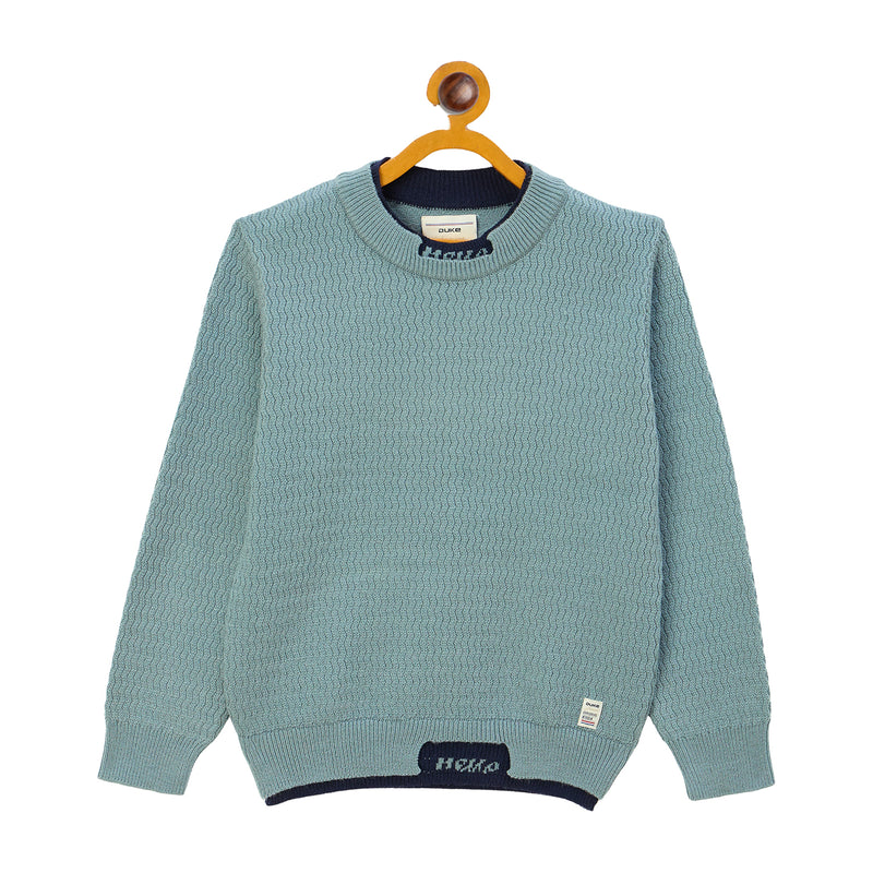 Duke Urban Boys Round Neck Full Sleeve Regular Sweater (S3639)