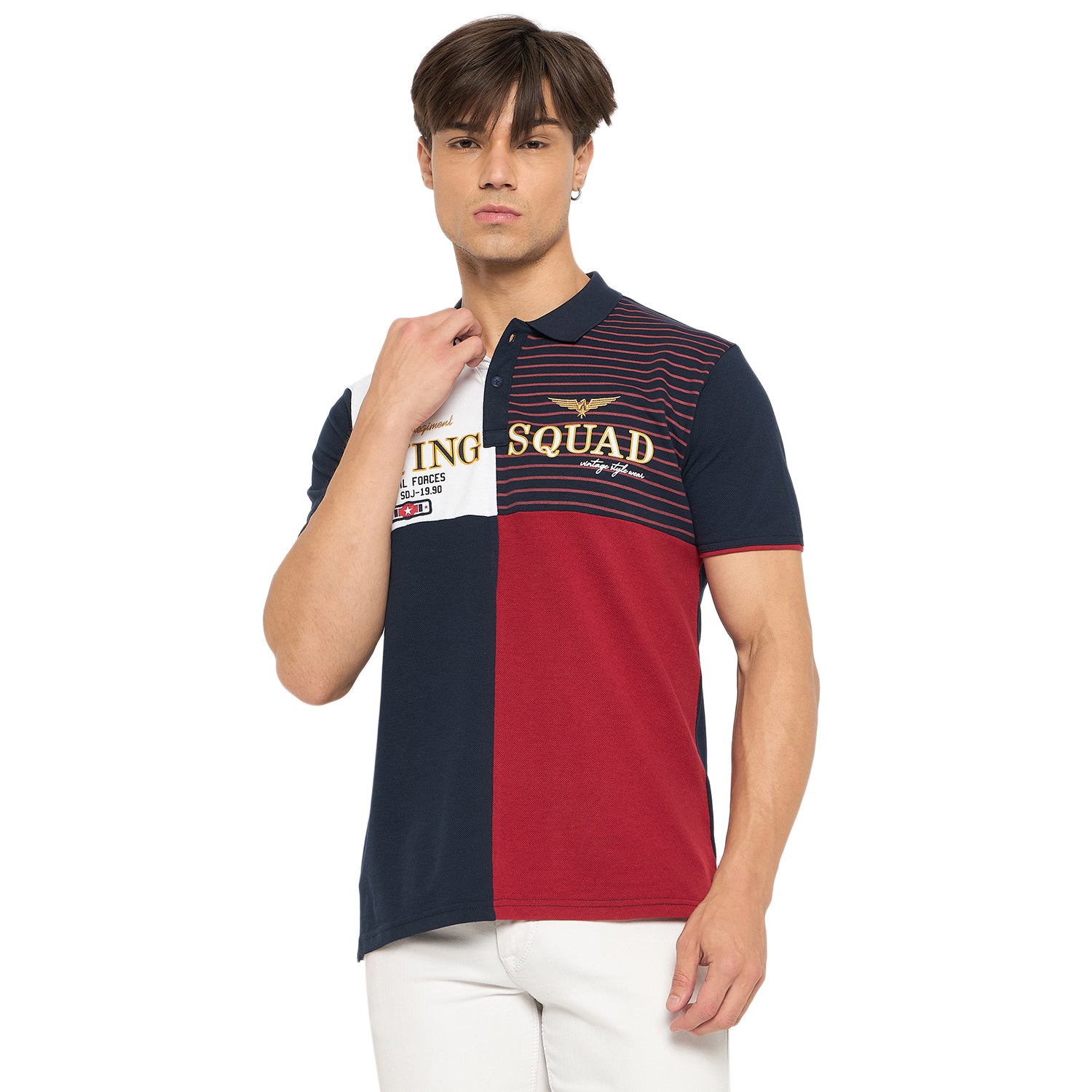 Duke Urban Men Half Sleeve Cotton T-shirt (LF7114)