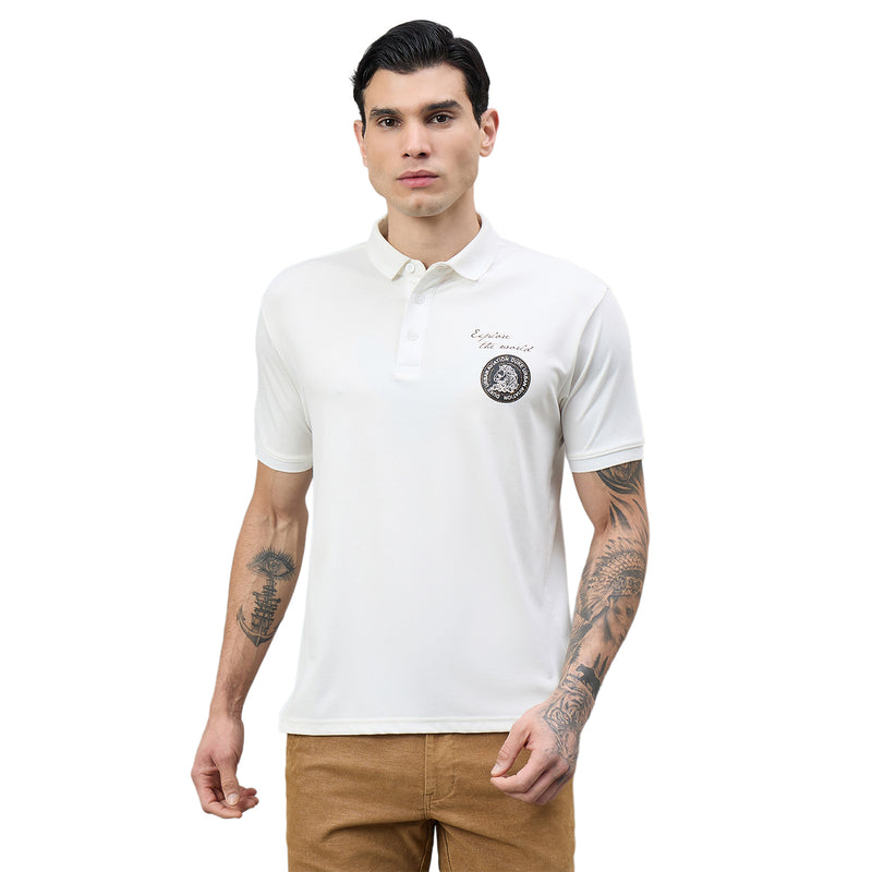 Duke Urban Men Polo Neck Half Sleeve Slim T-Shirt (LF7515)