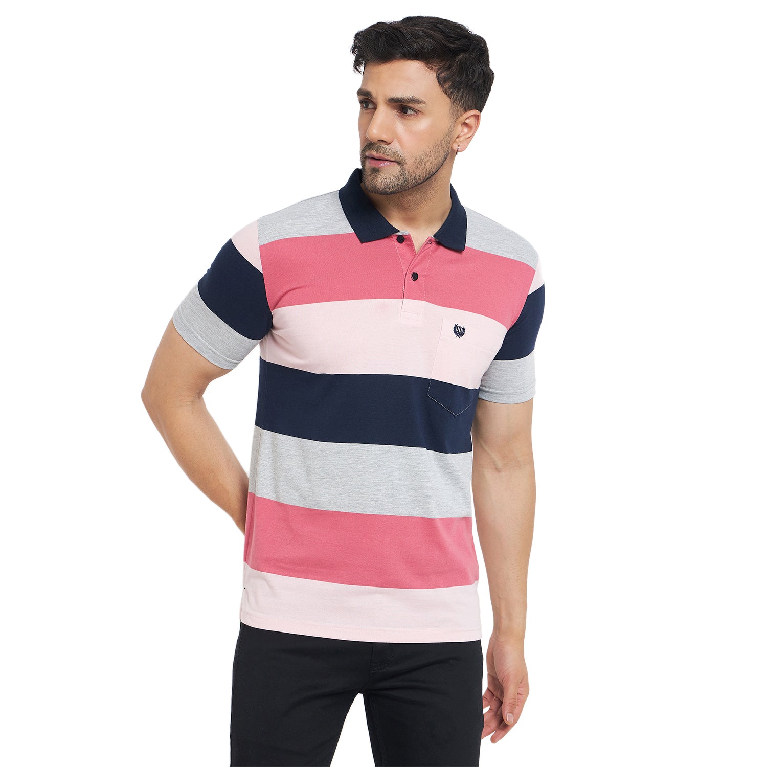Duke Stardust Men Half Sleeve Cotton T-shirt (MLF1126)