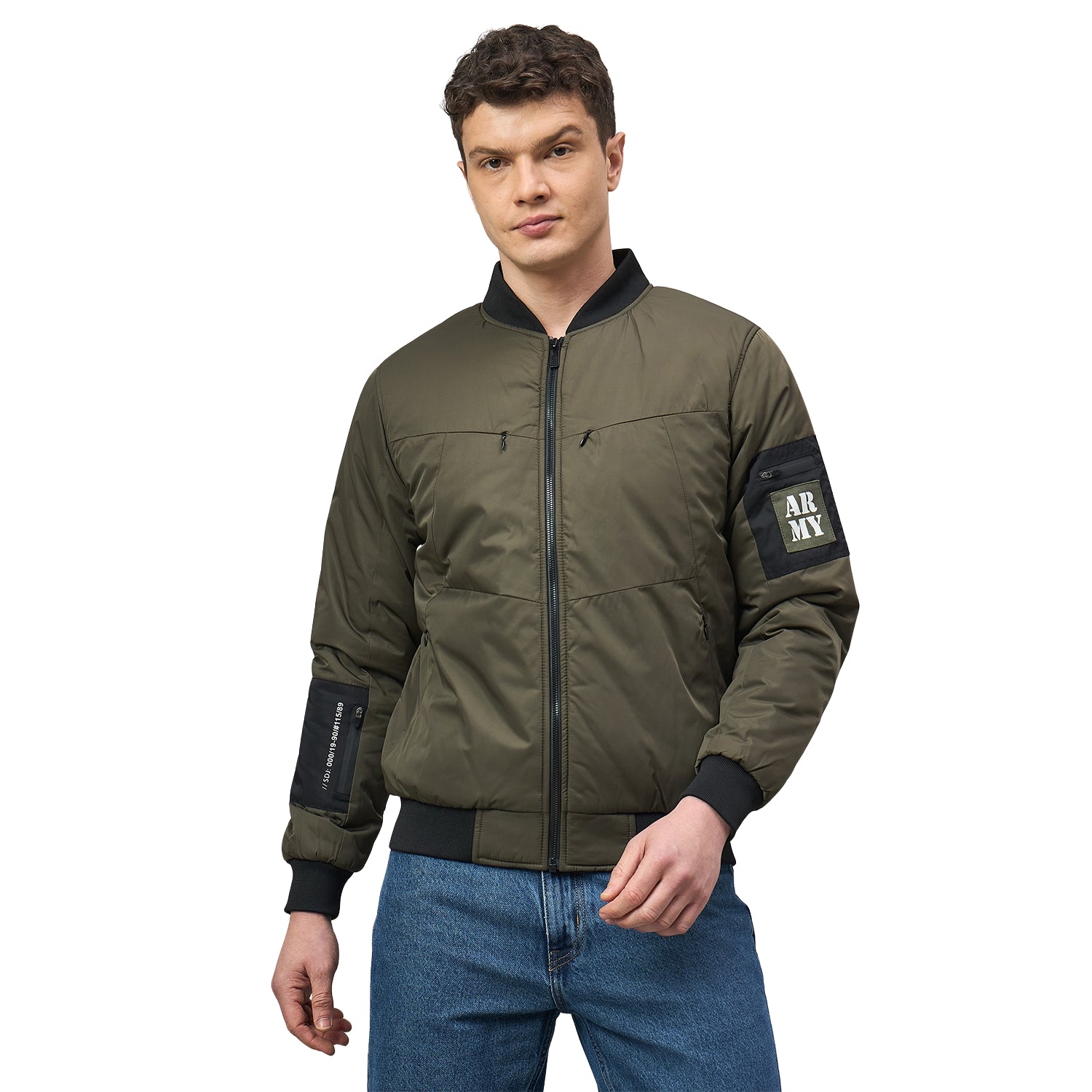 Duke Urban Men Full Sleeve Slim fit Bomber Jacket (SDZ3046N)