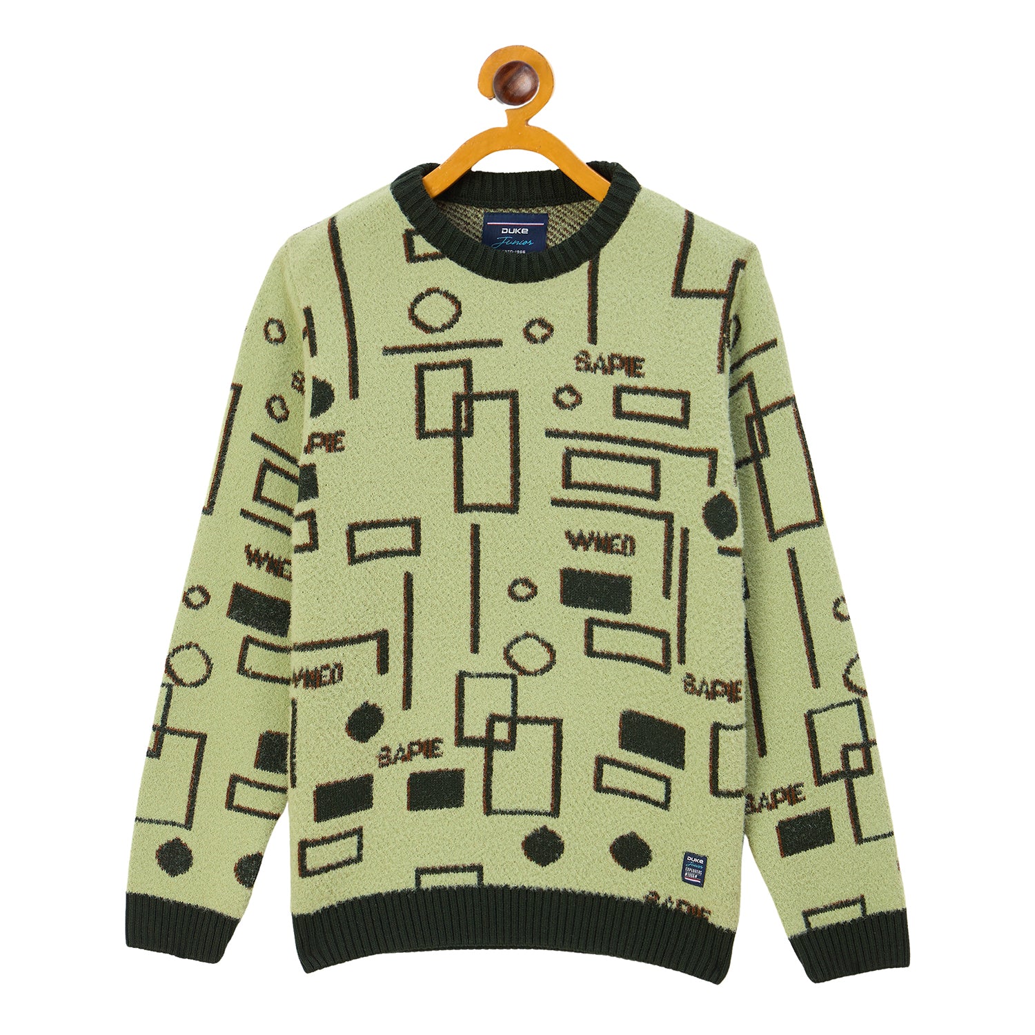Duke Urban Boys Round Neck Full Sleeve Regular Sweater (S3604)