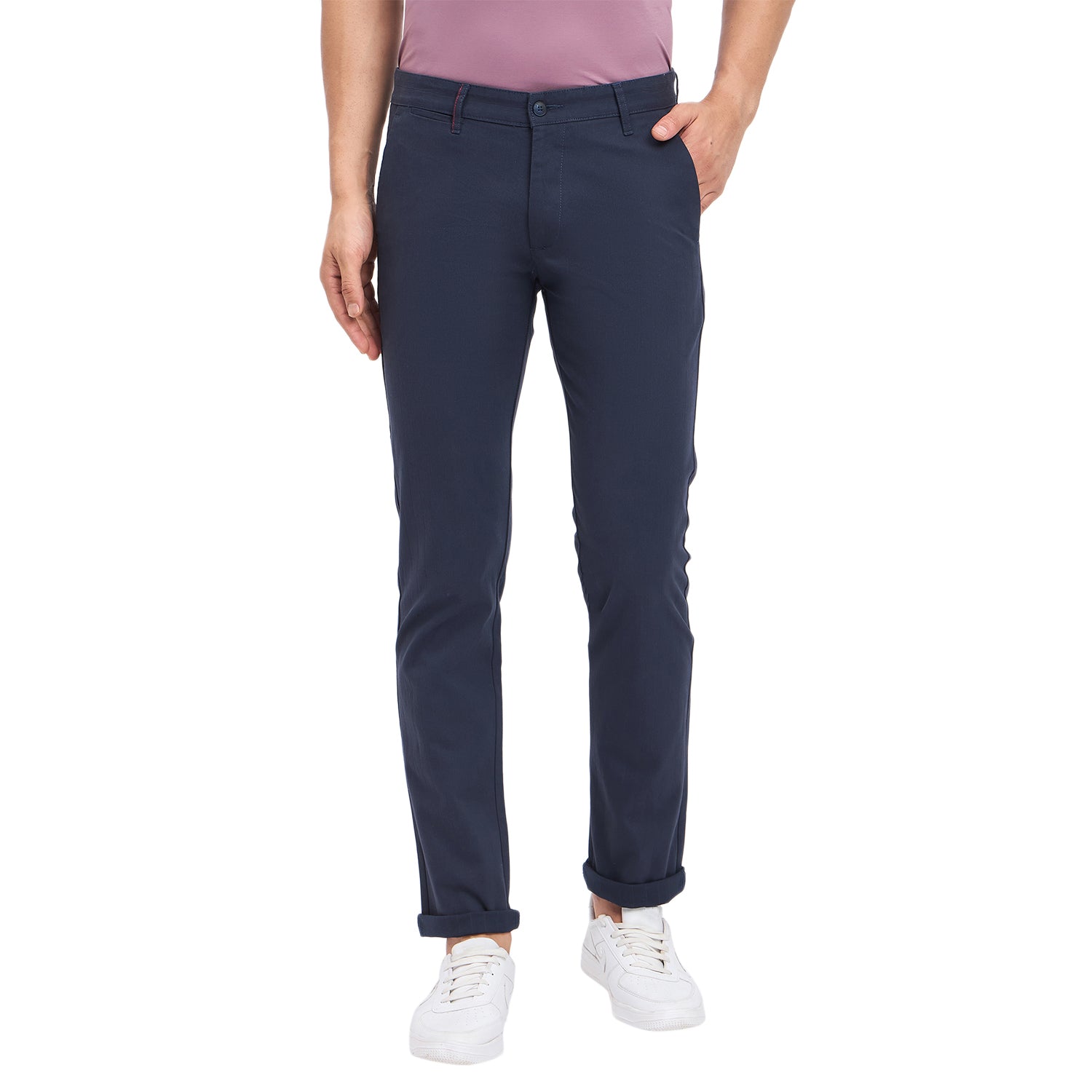 Duke Urban Men Flatfront Narrowfit Chinos Trousers (SDT4568)