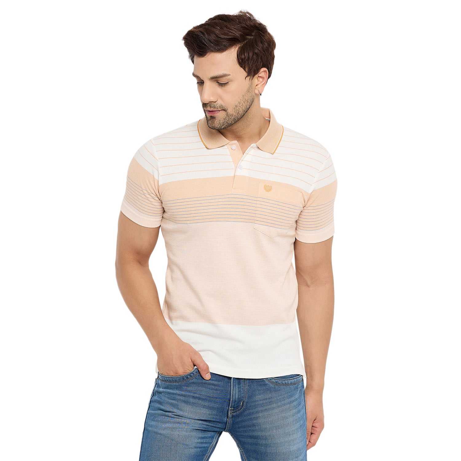 Duke Stardust Men Half Sleeve Cotton T-shirt (LF7256)