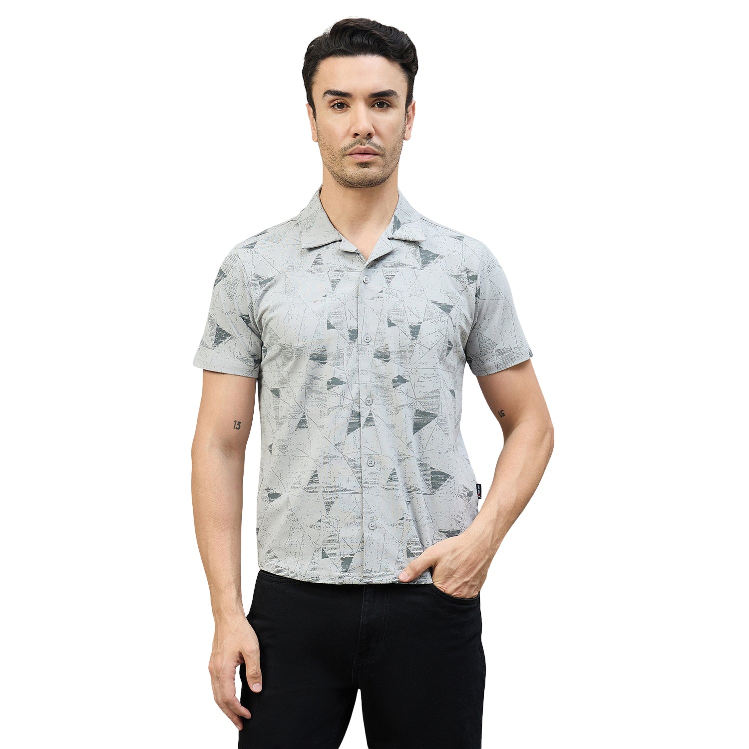 Duke Urban Men Regular Half Sleeve Cotton Shirt (LF6091A)