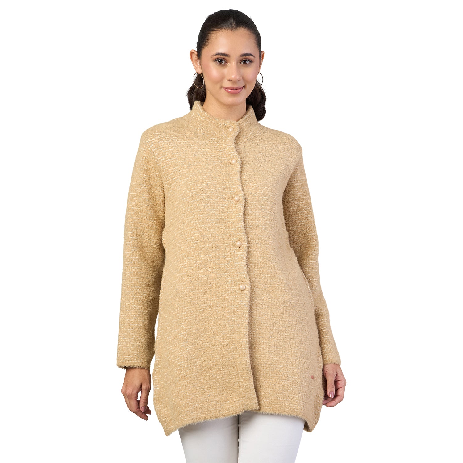 Duke Urban Women Long Coat Shortstyle Cardigan (ONSDS108)