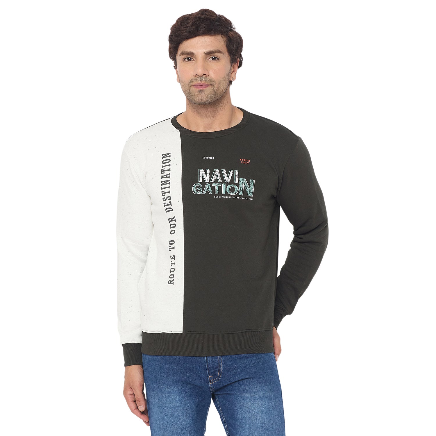 Duke Urban Men Round Neck Sweatshirt (LF6282)
