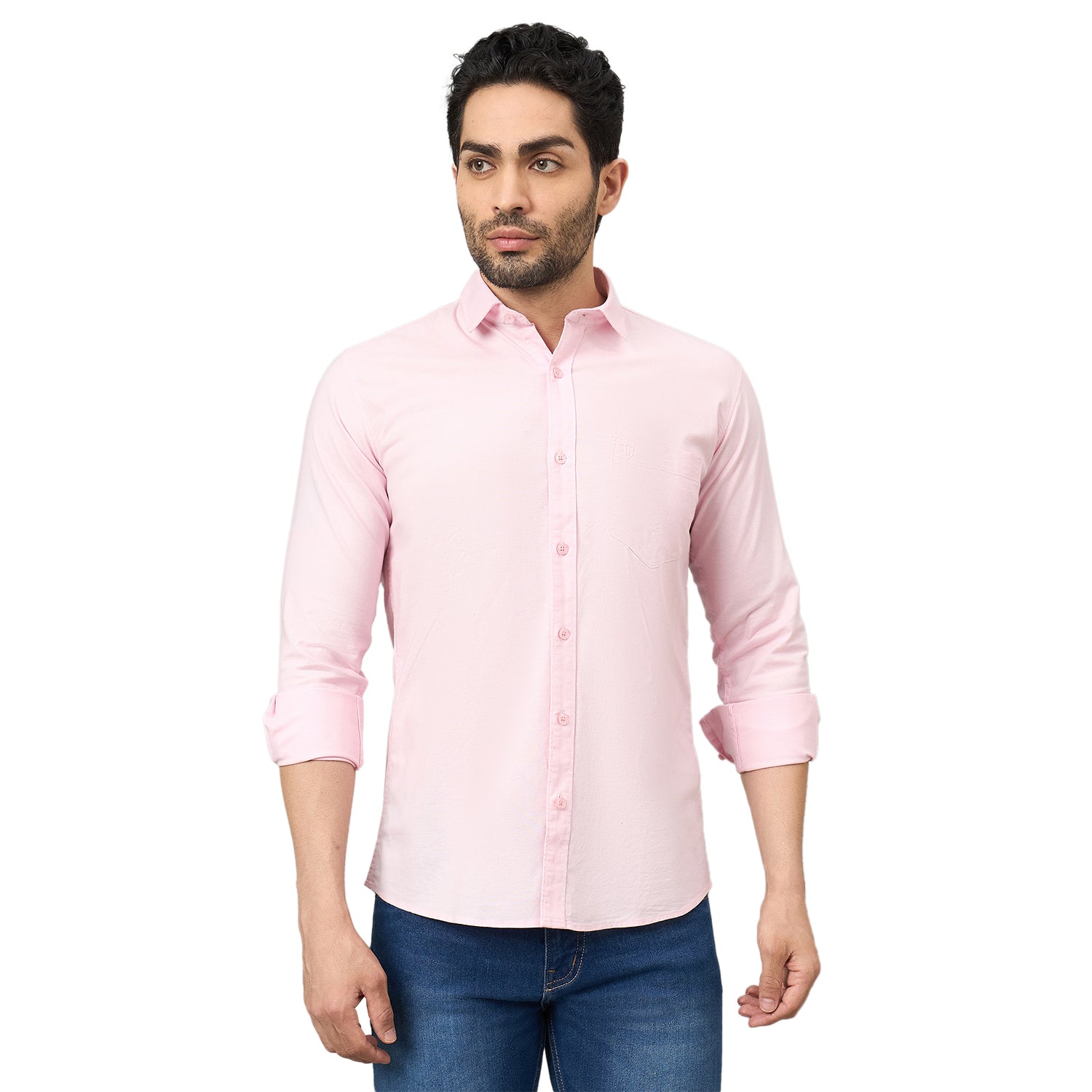 Duke Urban Men Full Sleeve Cotton Shirt (SDO8PLOB)