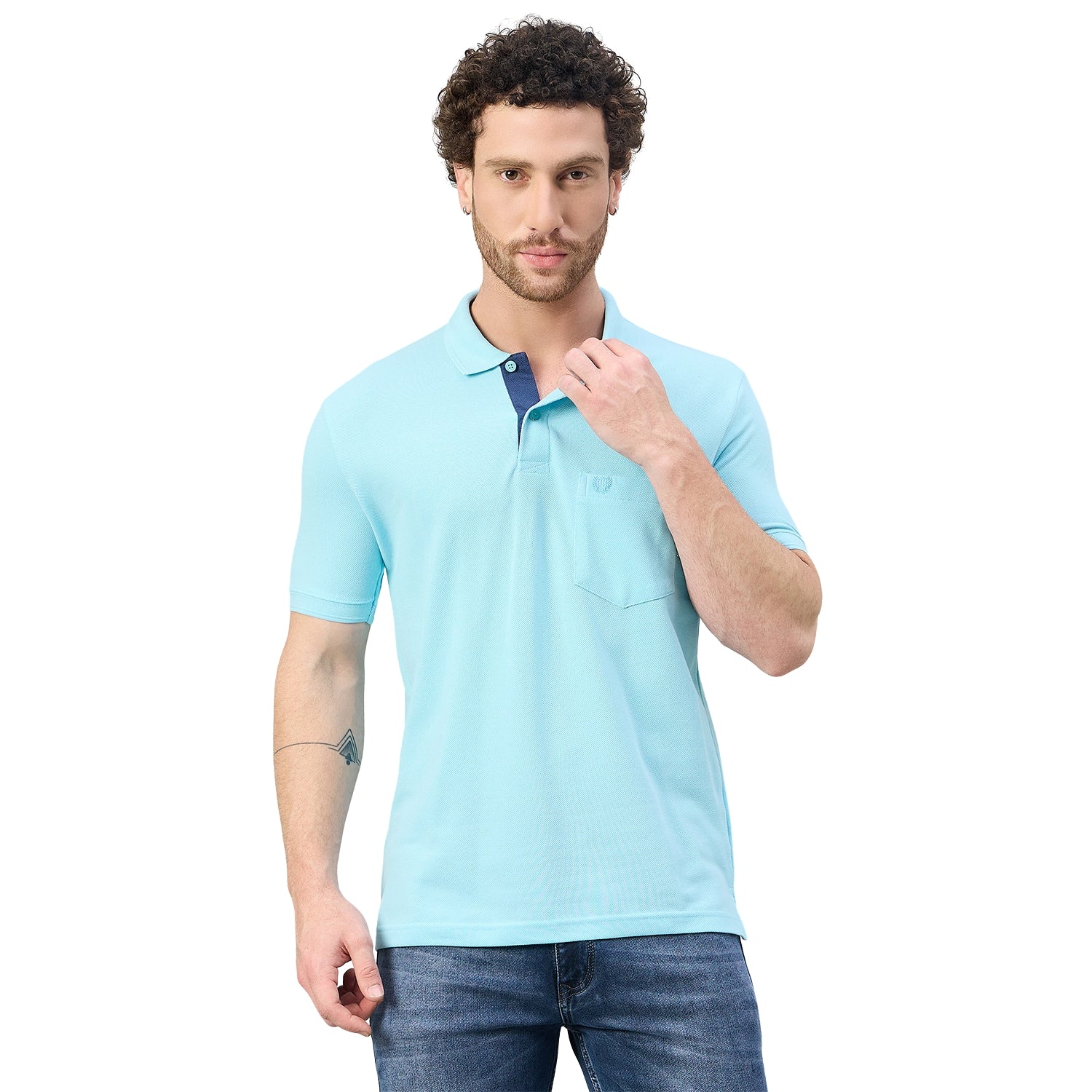 Duke Urban Men Smart Fit Solid Polo Tshirt (ONSD39) (More Colors)