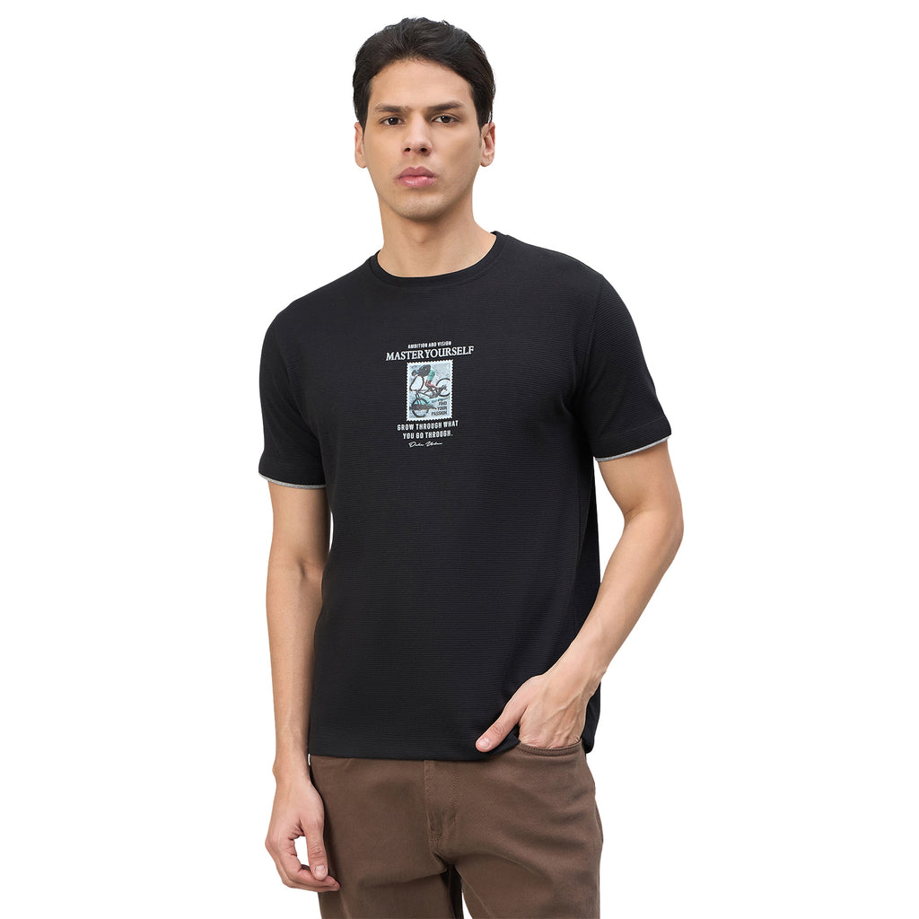 Duke Urban Men Graphic Print Half Sleeve Round Neck Casual Tshirt (LF7611)