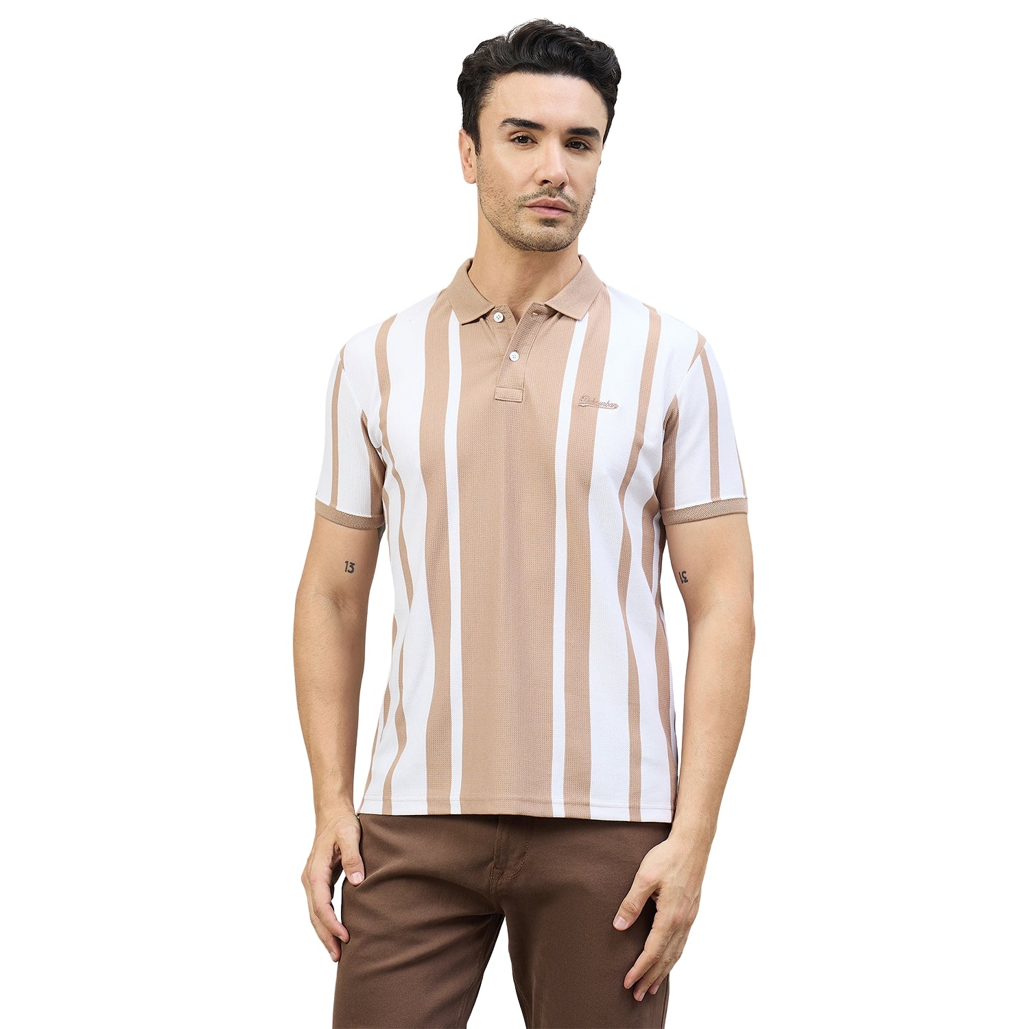Duke Urban Men Half Sleeve Cotton Regular Fit Casual T-shirt (LF7869)