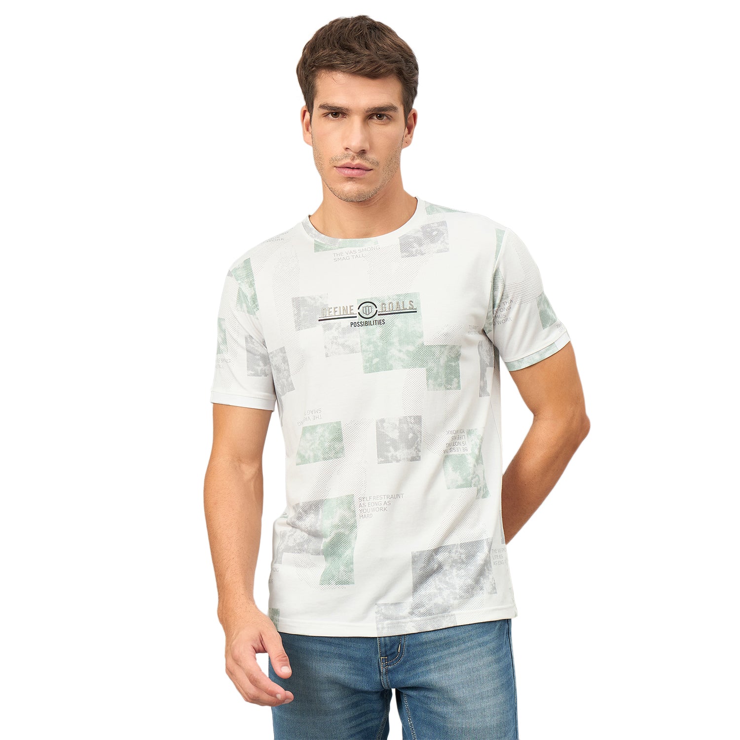 Duke Urban Men Half Sleeve Cotton Tshirt (LF7610)