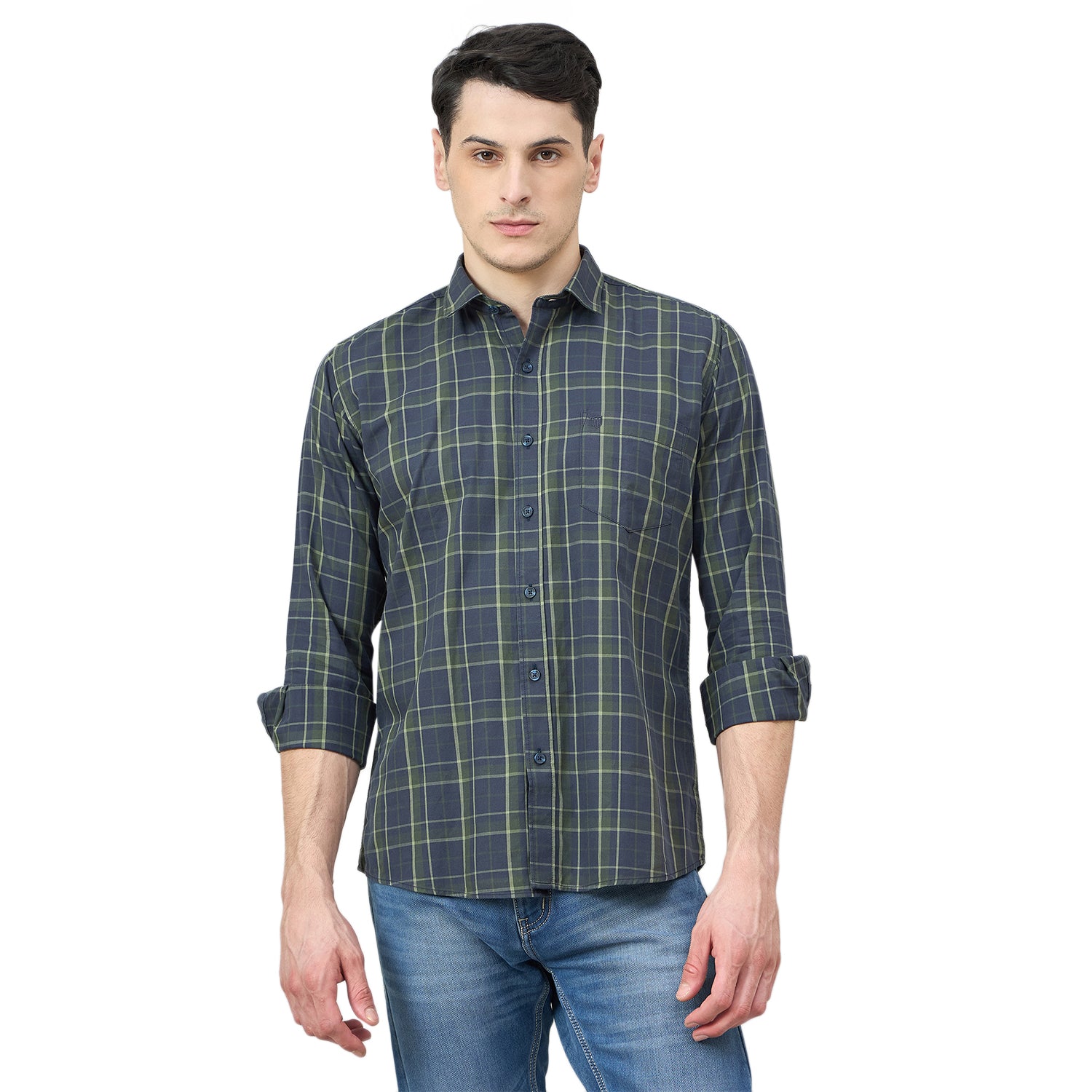 Duke Urban Men Full Sleeve Cotton Shirt (SDO8CKBA)
