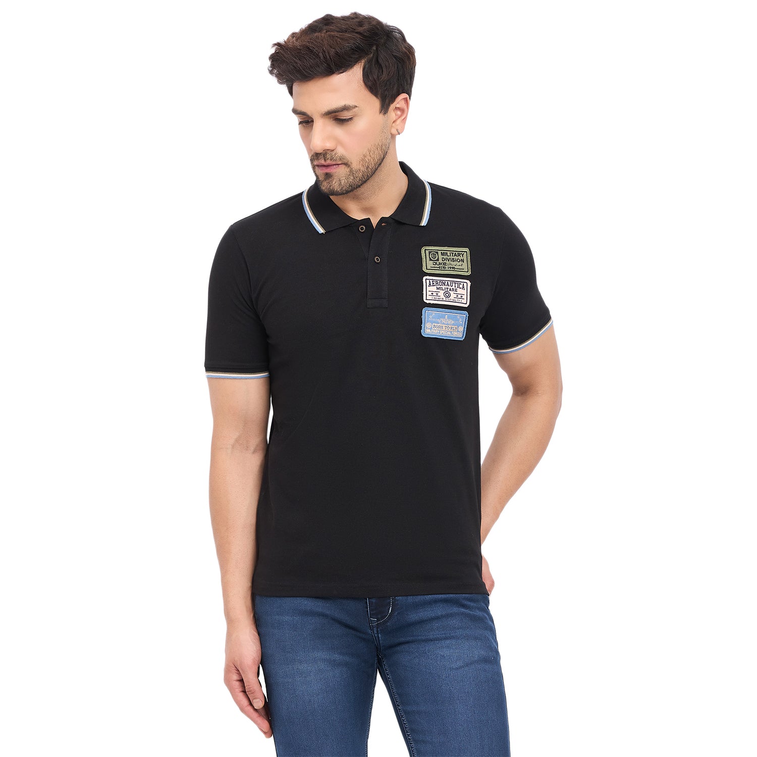 Duke Urban Men Half Sleeve Cotton T-shirt (LF7240)