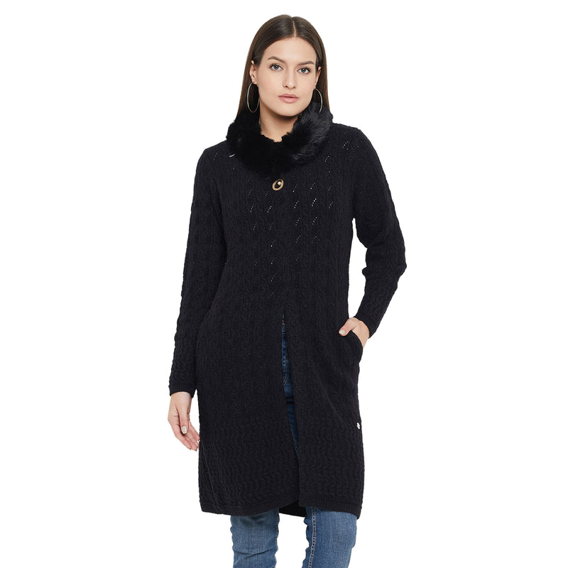 Duke Urban Women Full Sleeve Long Cardigan (SDS1201B)