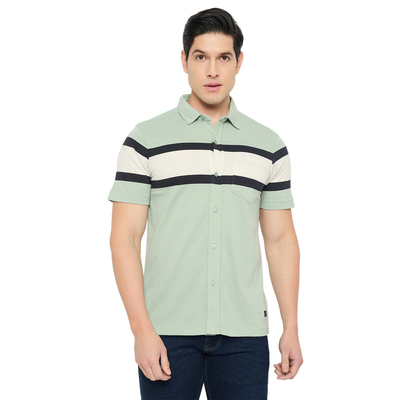 Duke Urban Men Half Sleeve Cotton Shirt (LF7661)