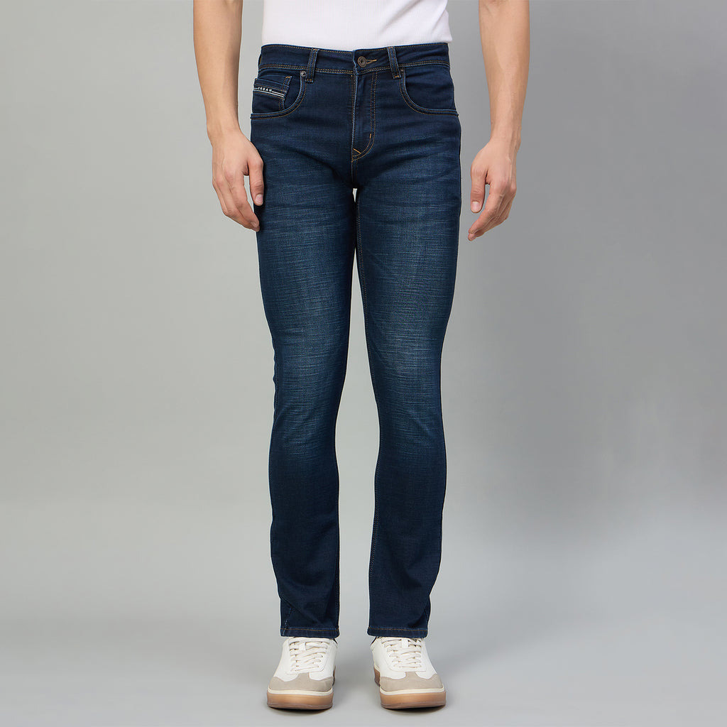 Duke Men Narrow Fit Stretchable Jeans (SDD9246N)