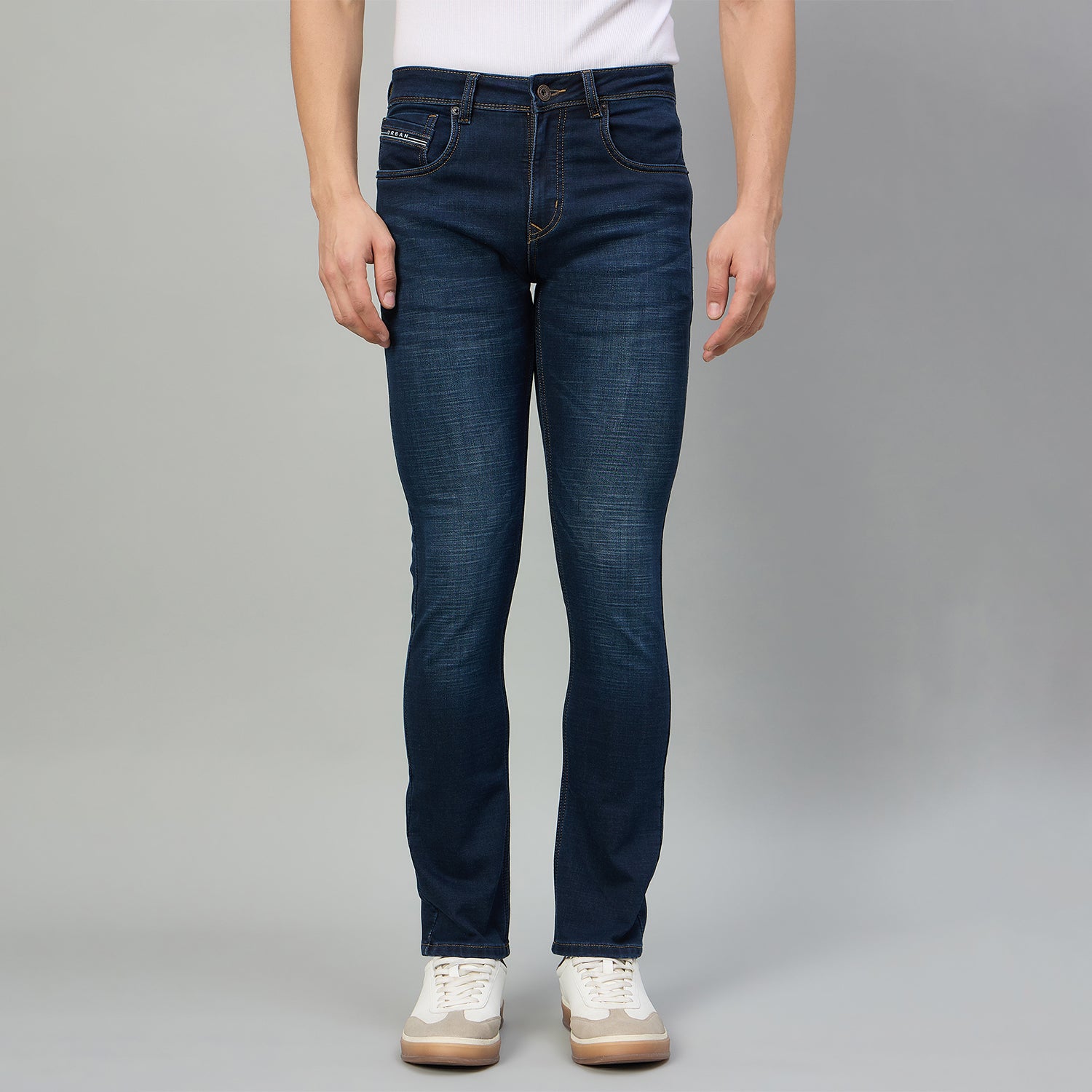 Duke Men Narrow Fit Stretchable Jeans (SDD9246N)
