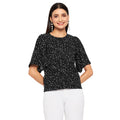 Duke Stardust Women Round Neck Half Sleeve Printed Top (SDX3268)