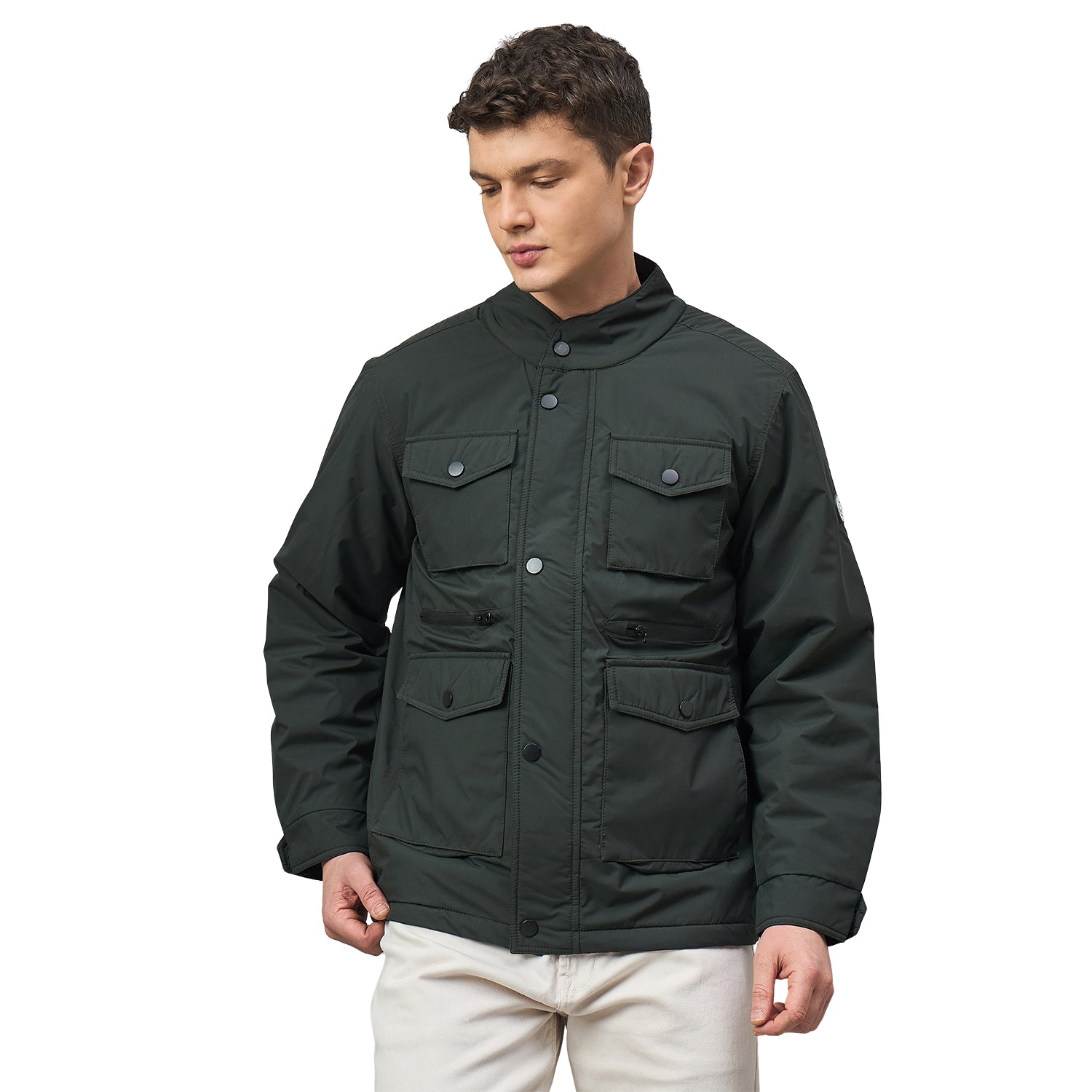 Duke Urban Men Full Sleeve Regular Bomber Jacket (SDZ4070)