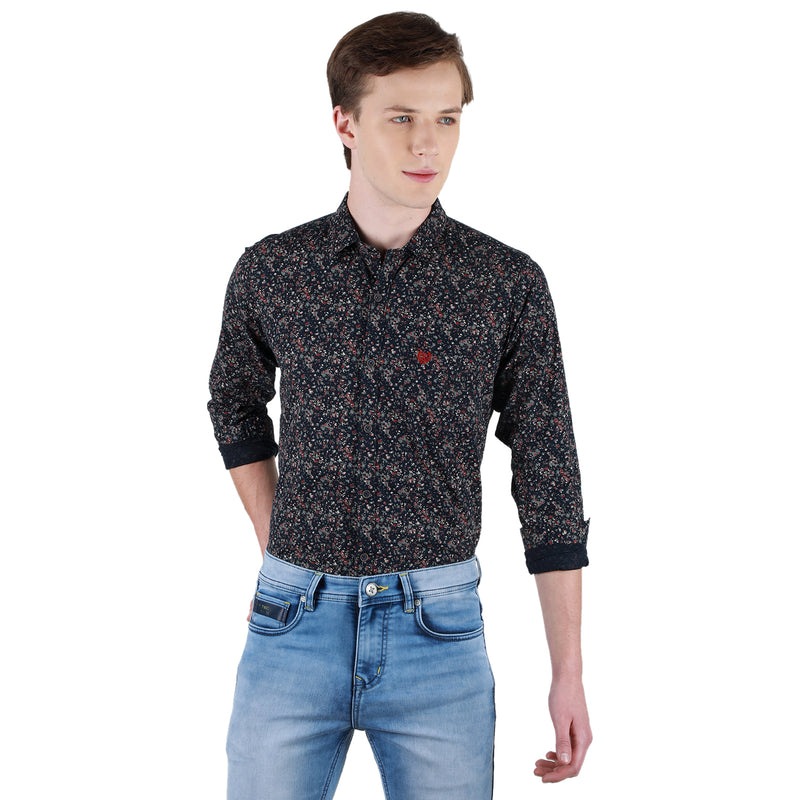 Duke Urban Men Full Sleeve Cotton Shirt (SDO6PRTI)