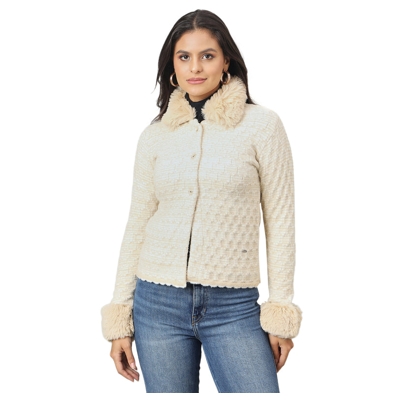 Duke Urban Women Front Open Short Sweater (SDS1308A)